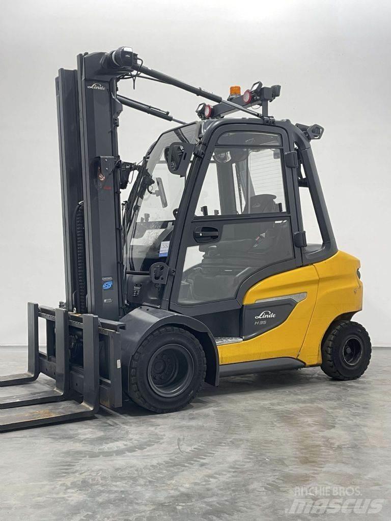 Linde H35D-01-1202 디젤 지게차