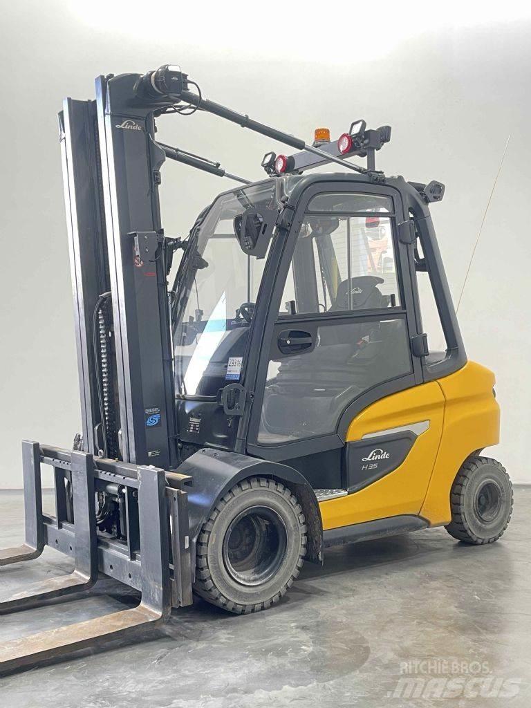 Linde H35D-01-1202 디젤 지게차