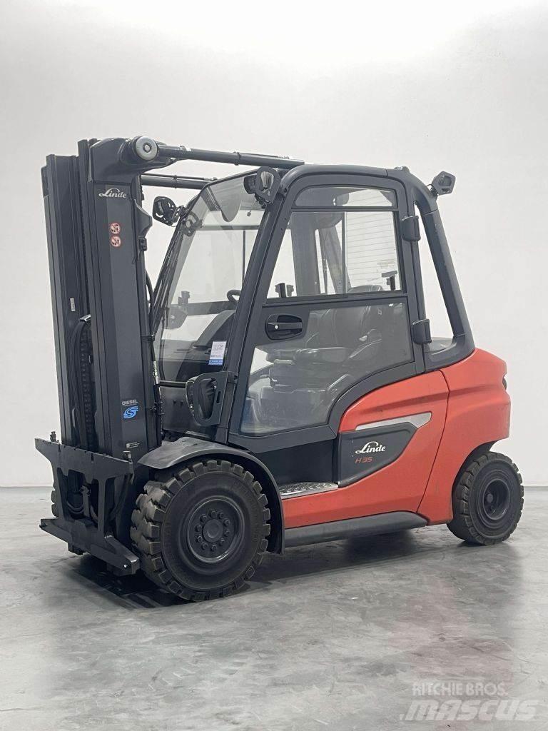 Linde H35D-01-1202 디젤 지게차