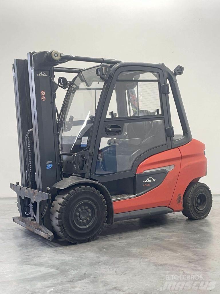 Linde H35D-01-1202 디젤 지게차