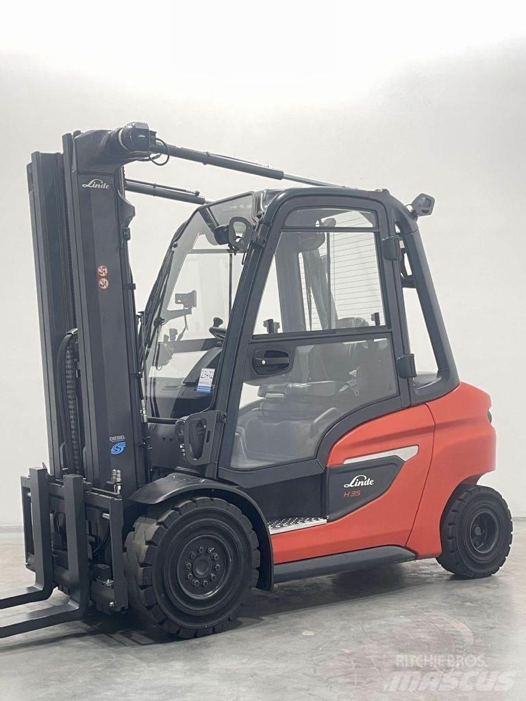 Linde H35D-01-1202 디젤 지게차