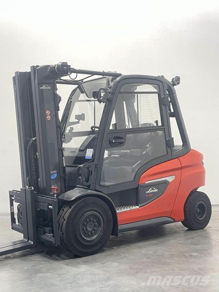Linde H35D-01-1202 디젤 지게차