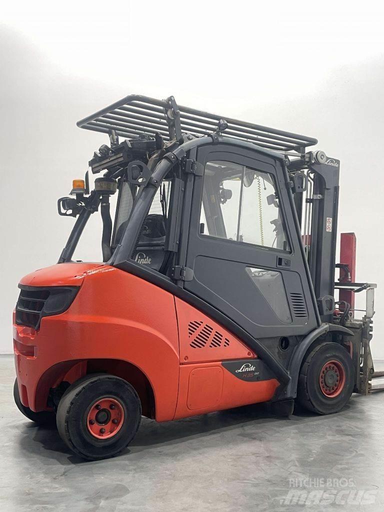 Linde H35D-02-393 디젤 지게차