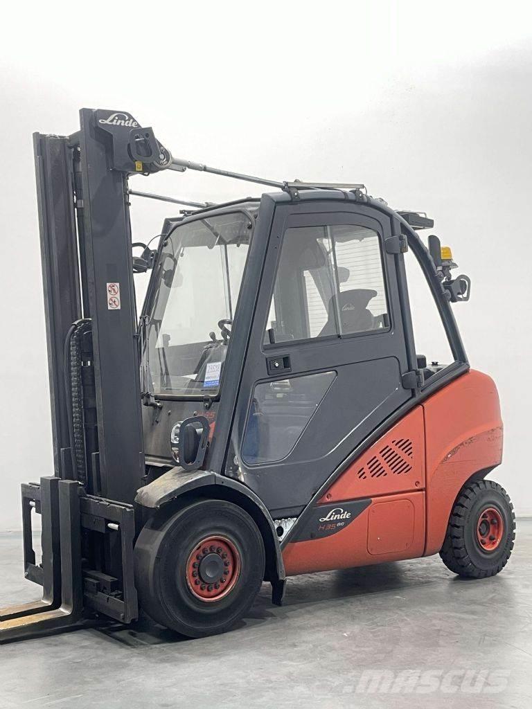 Linde H35D-02-393 디젤 지게차