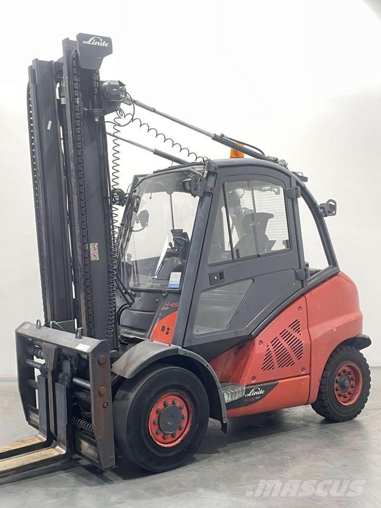 Linde H45D-02-394 디젤 지게차