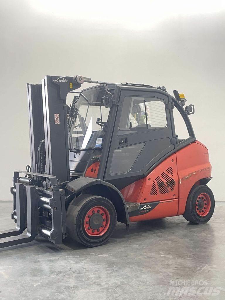 Linde H50D-02-394 디젤 지게차