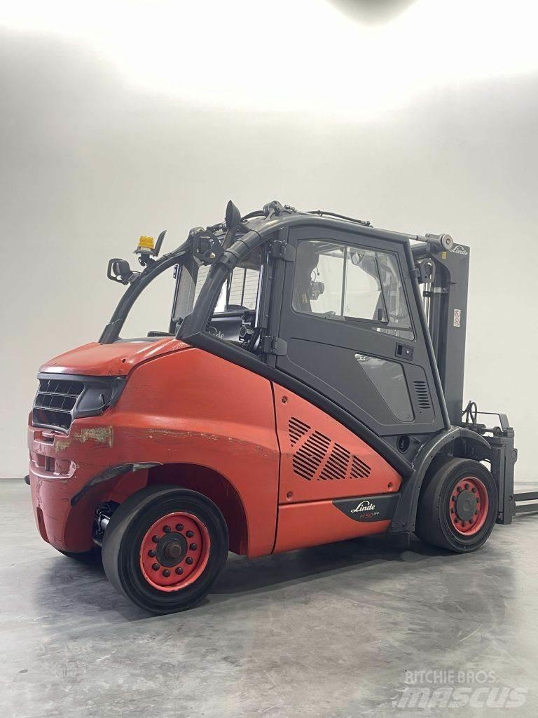 Linde H50D-02-394 디젤 지게차