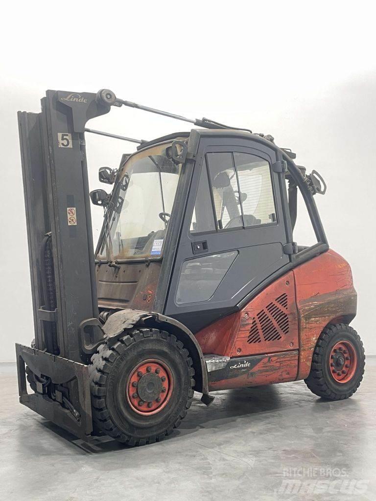 Linde H50D-02-394 디젤 지게차