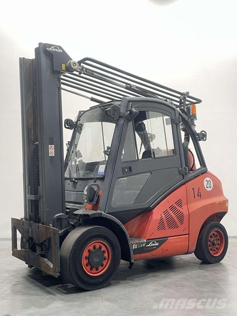 Linde H50T-02/600-394 LPG 지게차