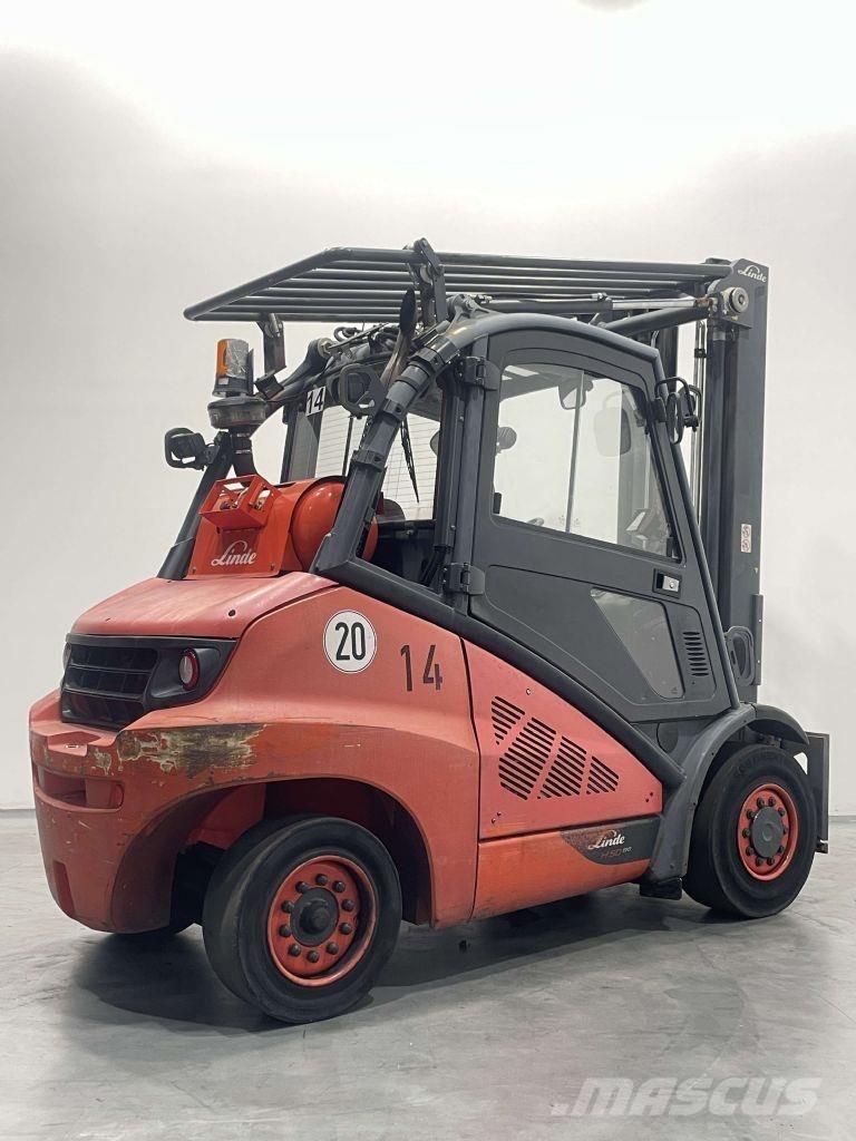 Linde H50T-02/600-394 LPG 지게차
