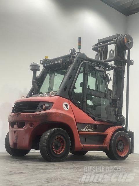 Linde H80D-02-396 디젤 지게차