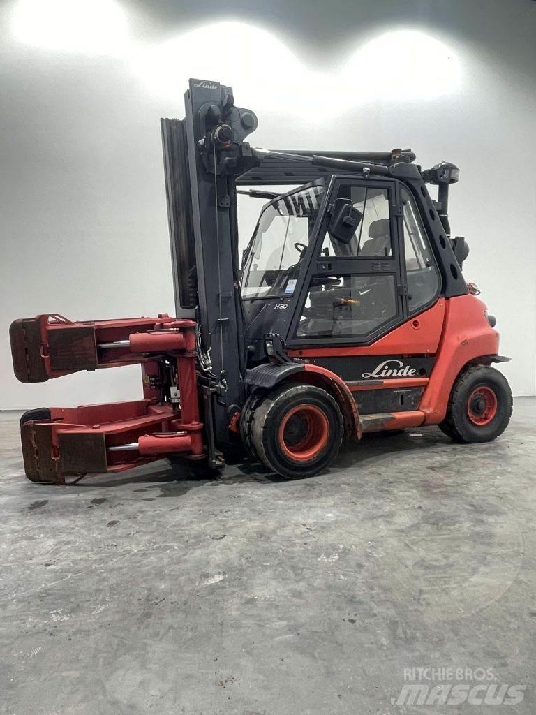 Linde H80D-02-396 디젤 지게차
