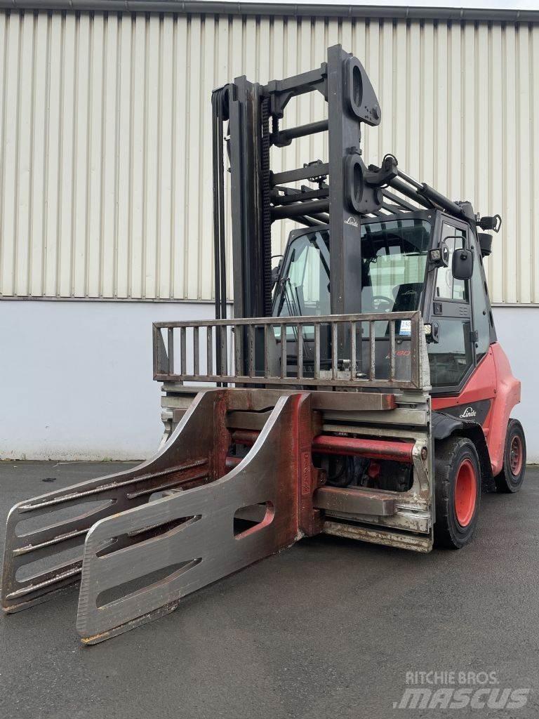 Linde H80D-03-396 디젤 지게차