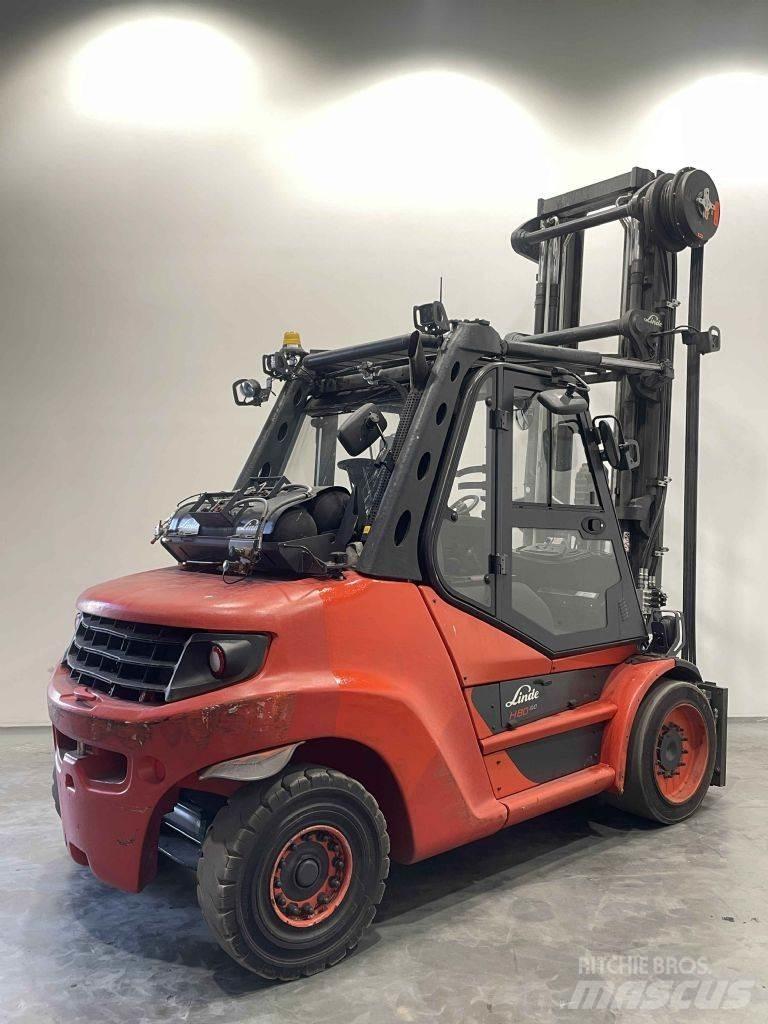 Linde H80T-03/900-396 LPG 지게차