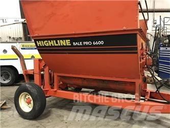Highline 6600 베일 분쇄기, 절단기 및 언롤러