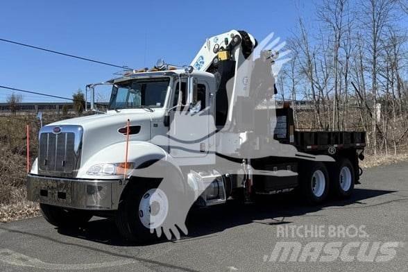 Peterbilt 348 플랫베드/드롭사이드 트럭
