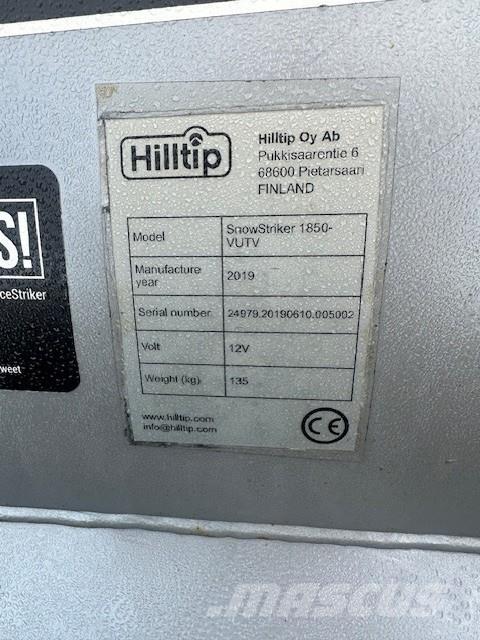 Hilltip 1850 VIKPLOG 제설 블레이드 및 제설기