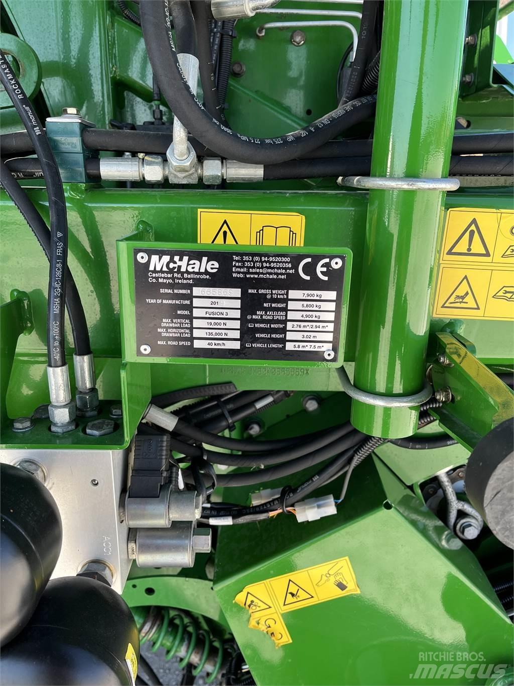 McHale Fusion 3 원형 곤포기