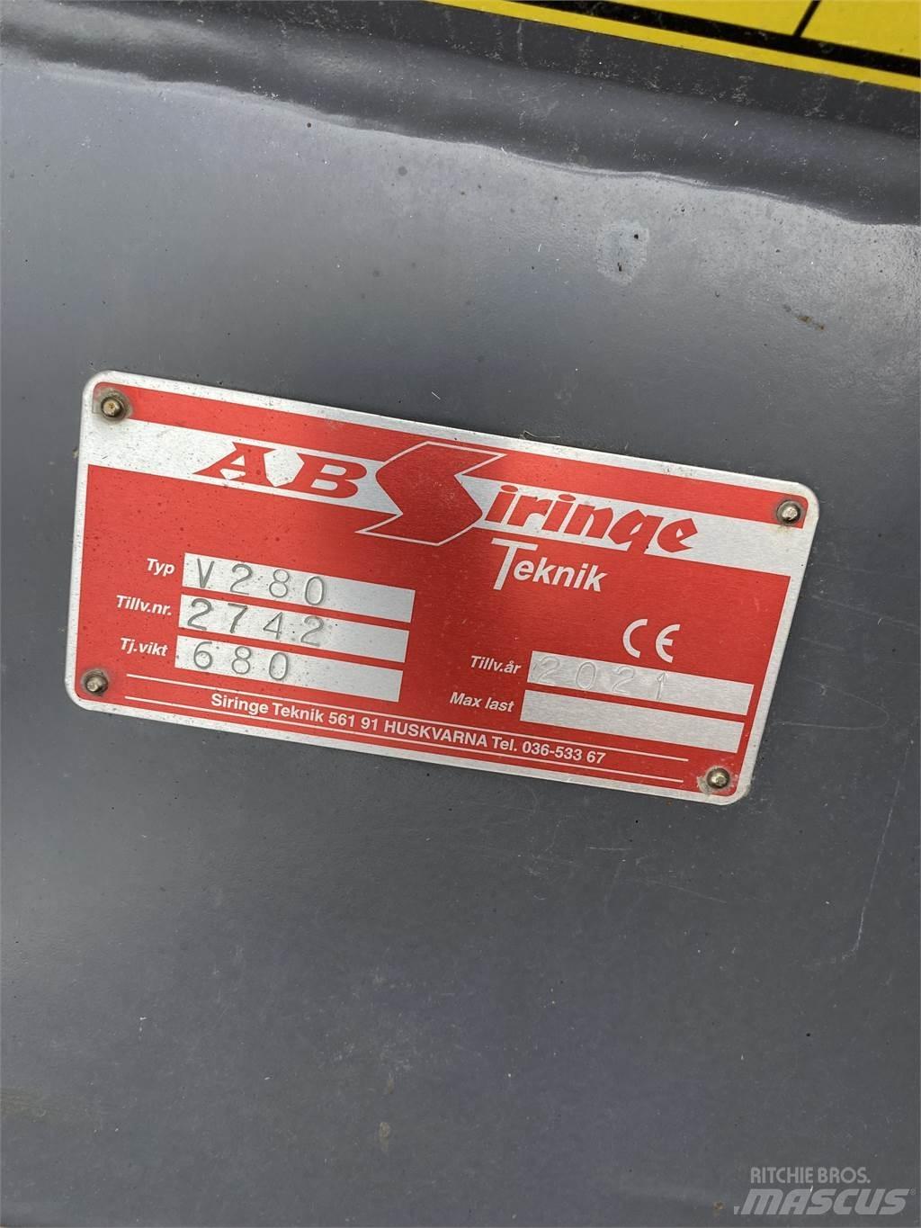 Siringe 280 VIKPLOG 제설 블레이드 및 제설기