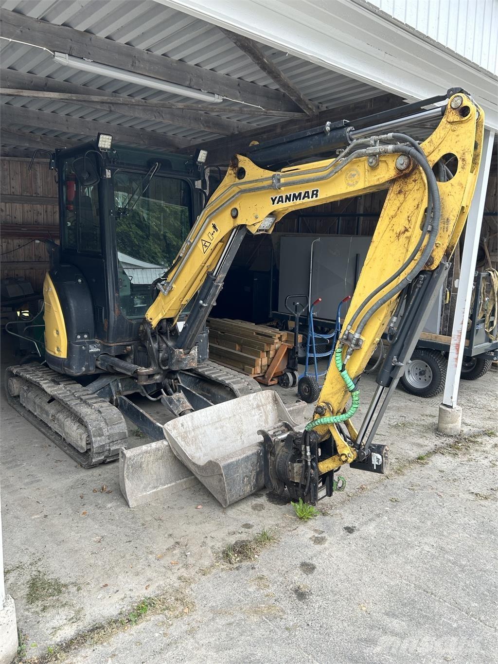 Yanmar VIO 38 GRÄVARE  휠로우더