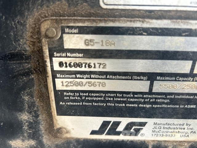 JLG G5-18 A 텔러 핸들러