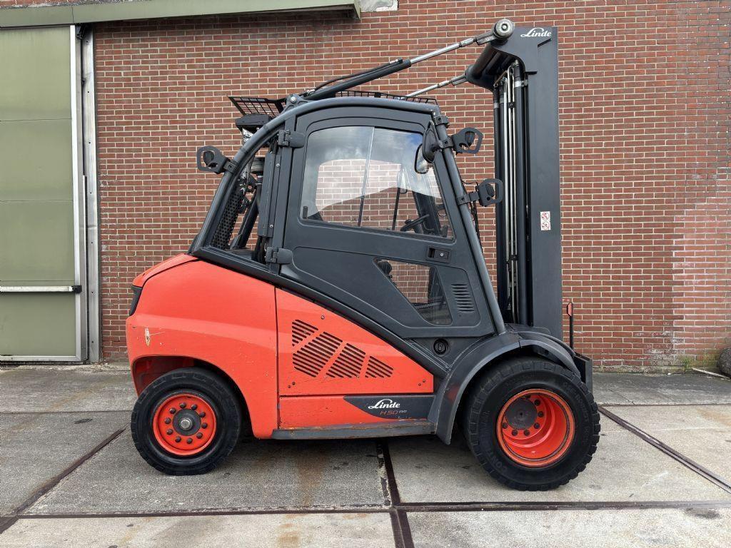Linde H50D-02 디젤 지게차