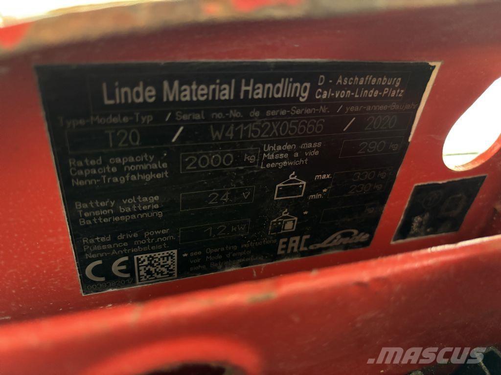 Linde T20 경량 리프터