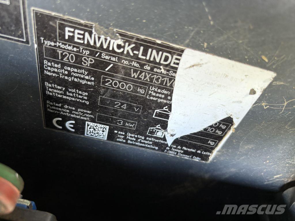 Linde T20 SP 보행식 리치 지게차