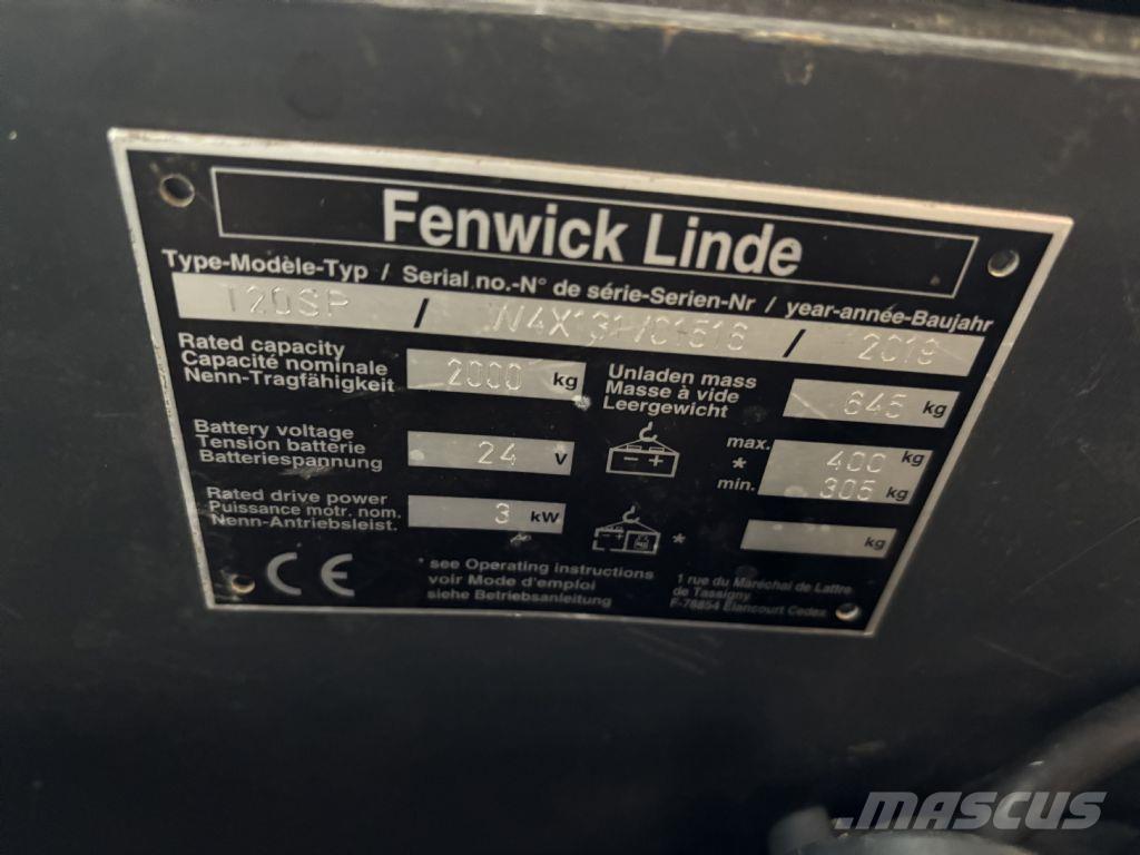Linde T20 SP 보행식 리치 지게차