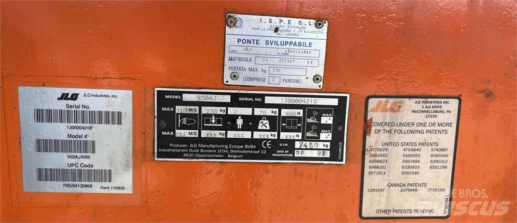 JLG  관절형 전동이동 리프트