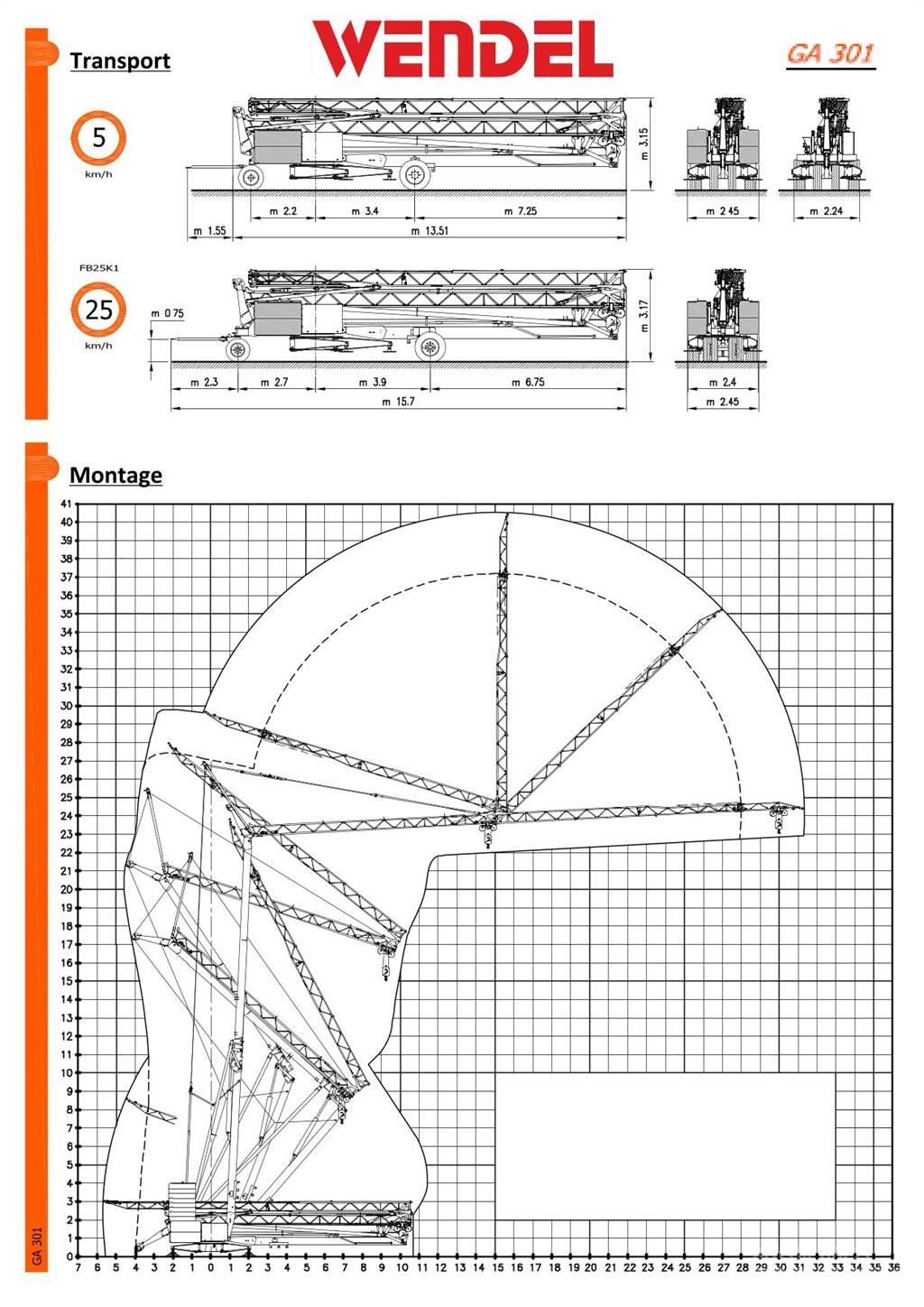 FB GRU GA 301 타워 크레인