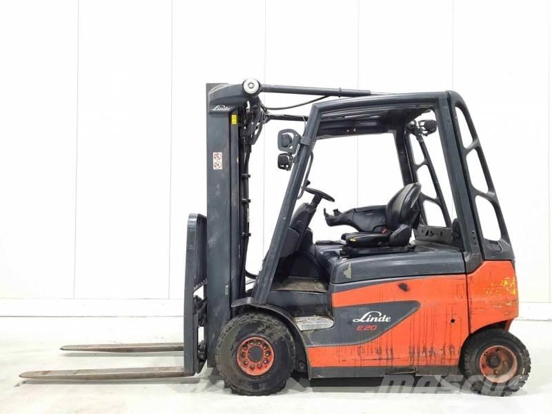 Linde E20-01 전동 지게차