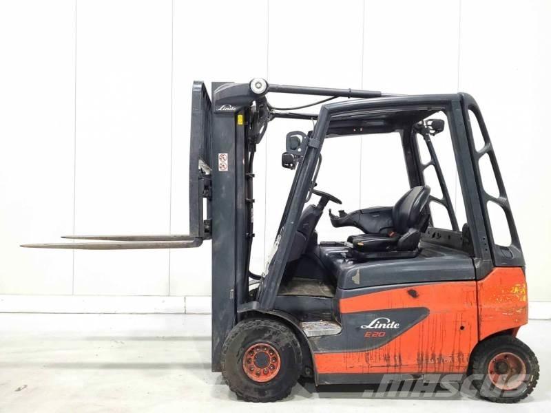 Linde E20-01 전동 지게차
