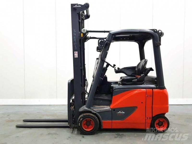 Linde E20PH-02 386 전동 지게차