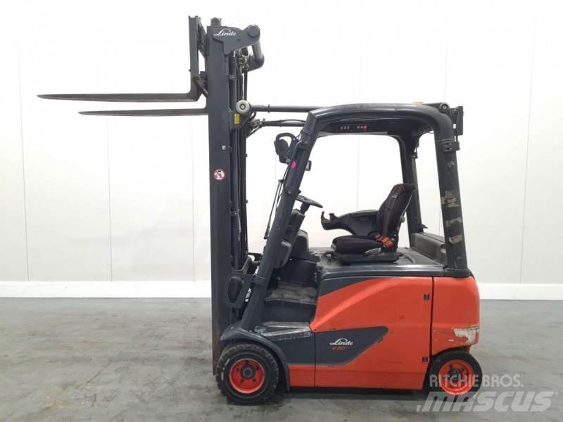 Linde E20PH-02 386 전동 지게차