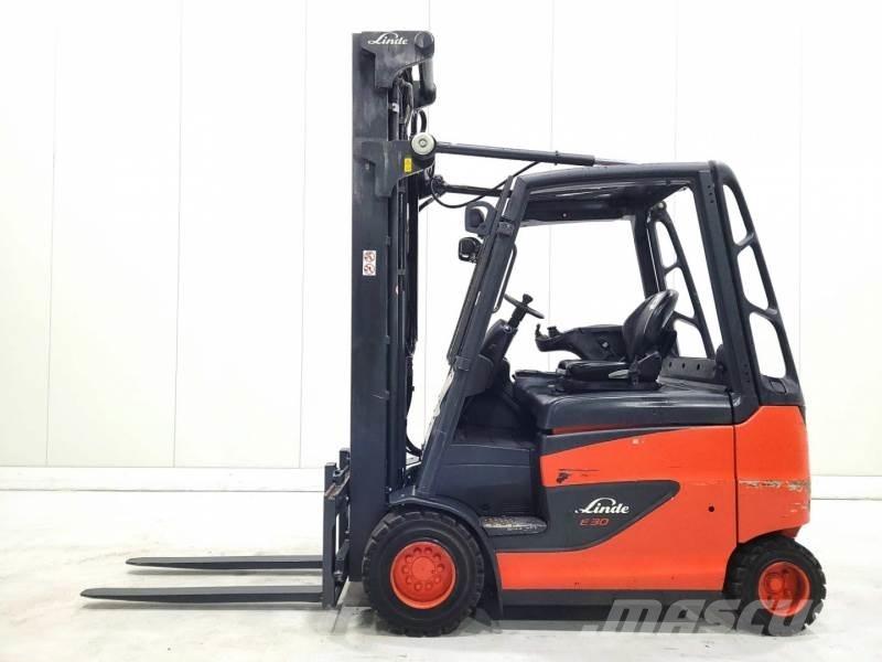Linde E30 387 전동 지게차