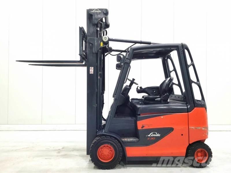 Linde E30 387 전동 지게차