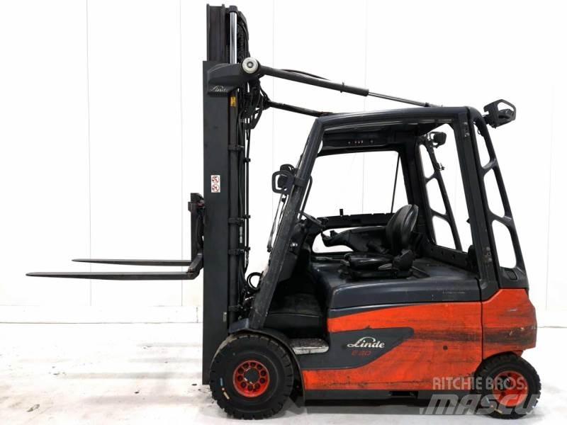 Linde E30L-01 전동 지게차