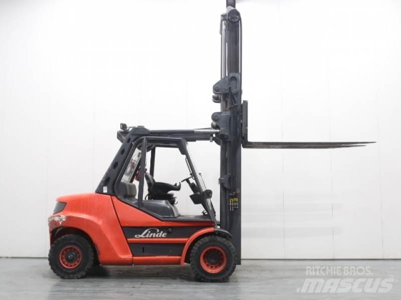 Linde H80D-02/900 396 디젤 지게차