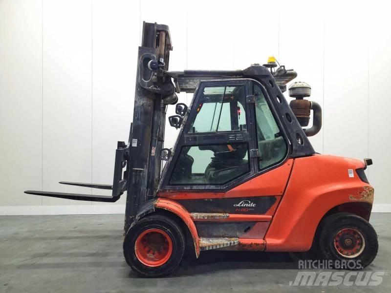 Linde H80D-03/900 396 디젤 지게차