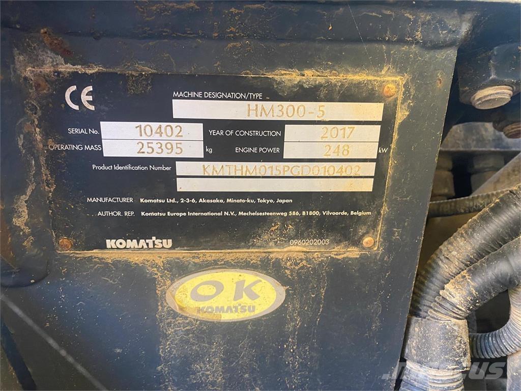 Komatsu HM300-5 연결식 홀러