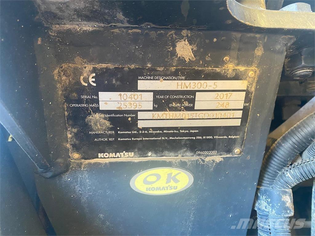 Komatsu HM300-5 연결식 홀러