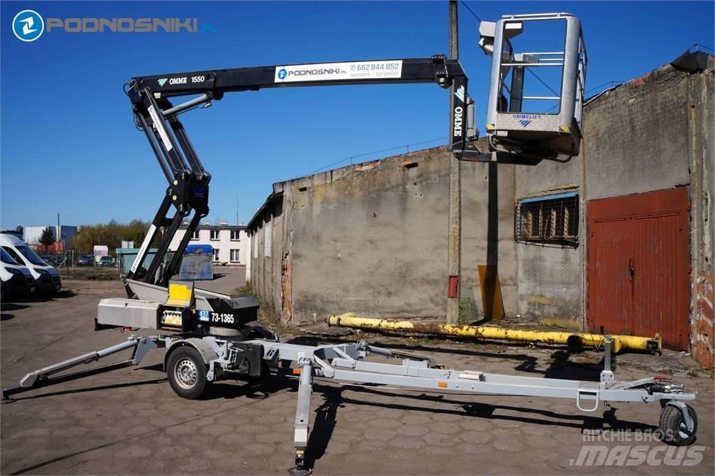 Omme 1550 EBZX 트레일러 탑재 고소작업대