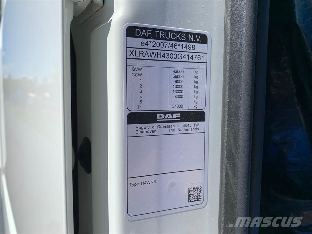 DAF XF 430 8x4*4 새시 운전실 트럭