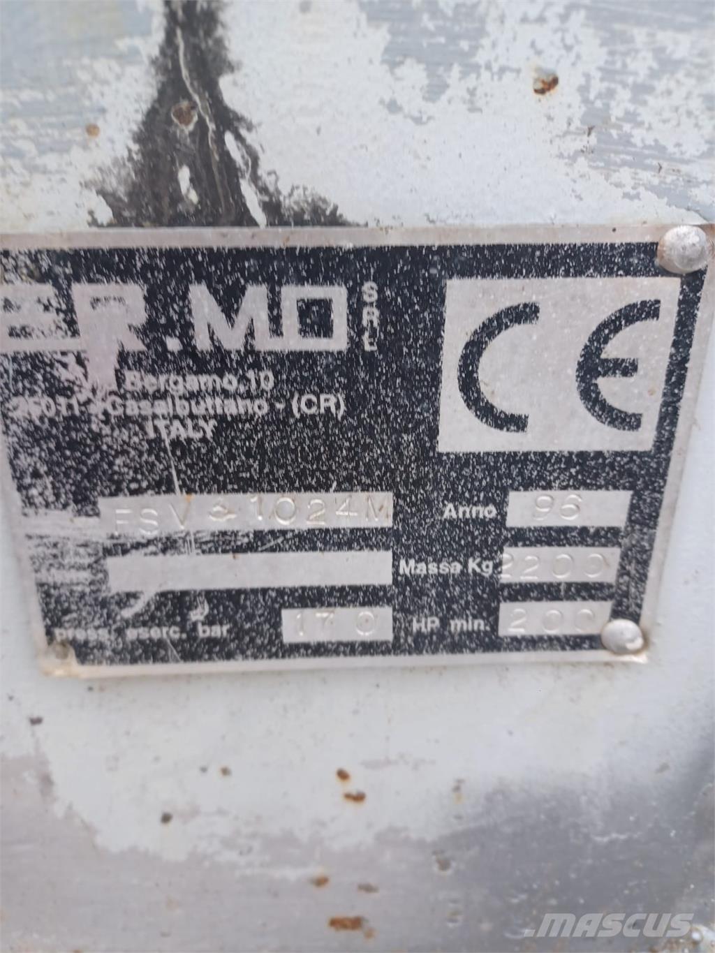 Ermo FSV 3 102 4M 농기계 - 기타