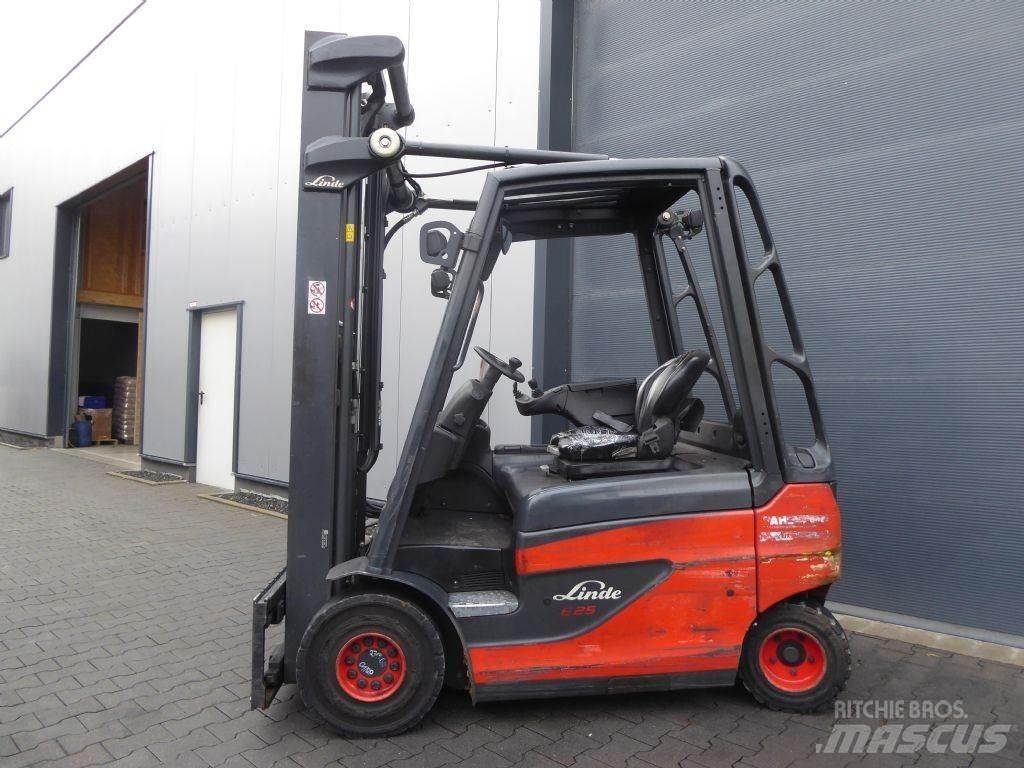 Linde E25-01 전동 지게차