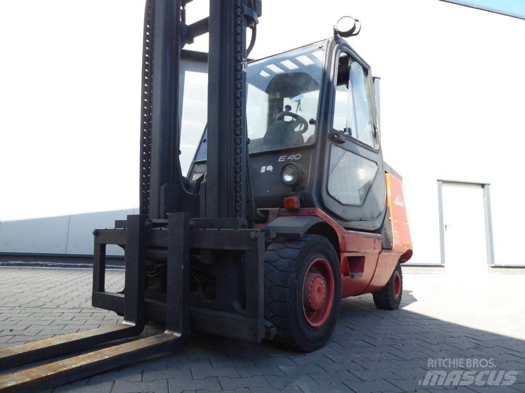 Linde E40P 전동 지게차