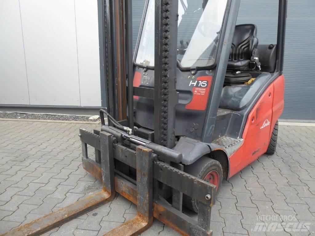 Linde H16D 디젤 지게차