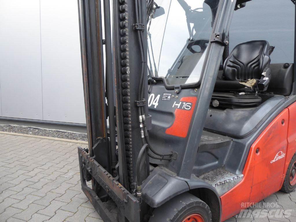 Linde H16D 디젤 지게차