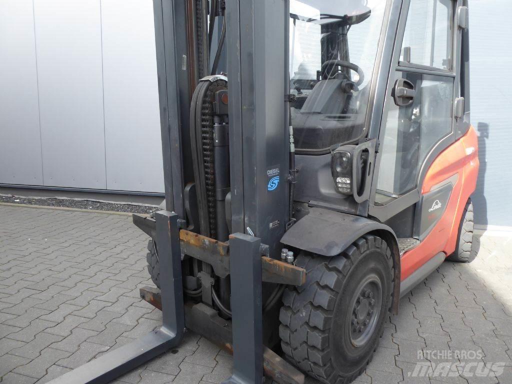 Linde H35D-01 디젤 지게차